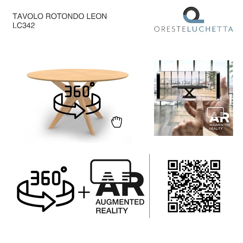 Oresteluchetta TAVOLO ROTONDO LEON