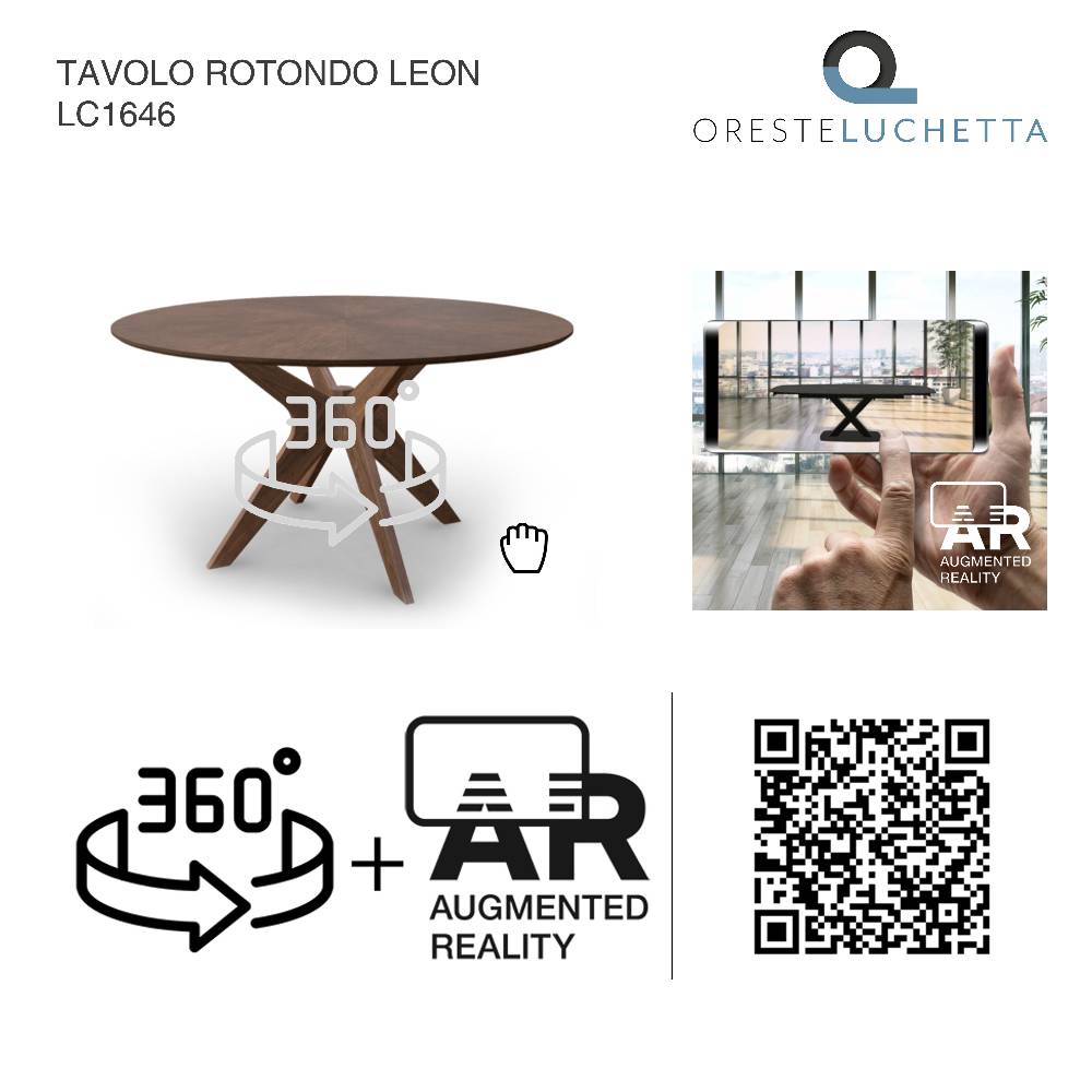 Oresteluchetta TAVOLO ROTONDO LEON