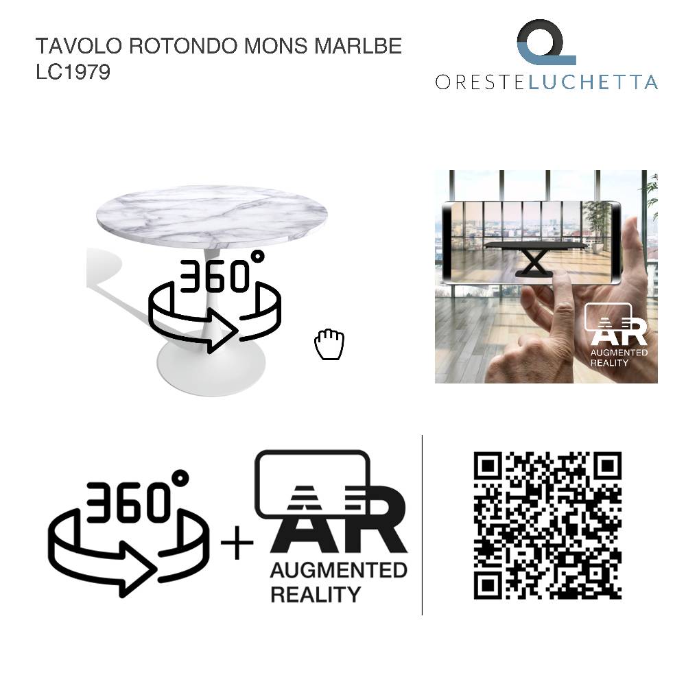 Oresteluchetta TAVOLO ROTONDO MONS MARLBE