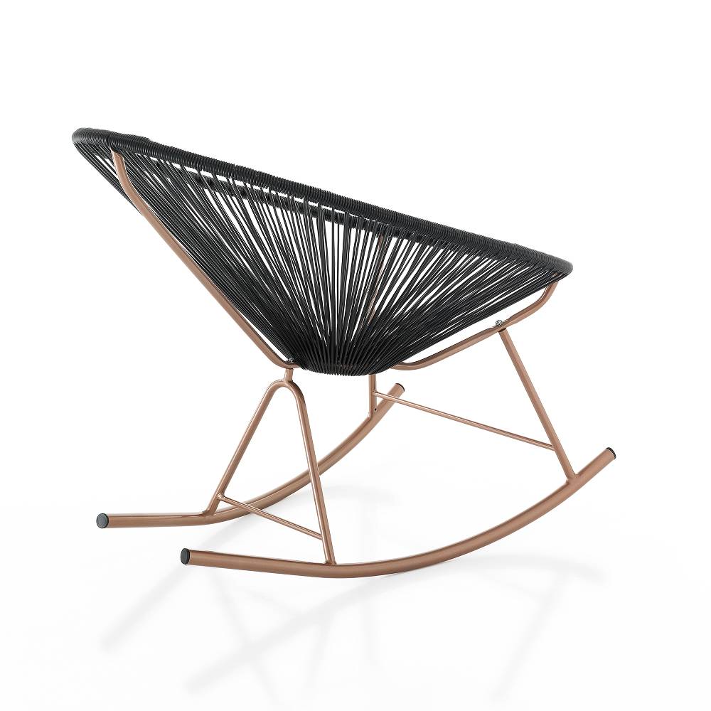 Oresteluchetta Poltrona A Dondolo Da Interno / Esterno ARIZONA BLACK