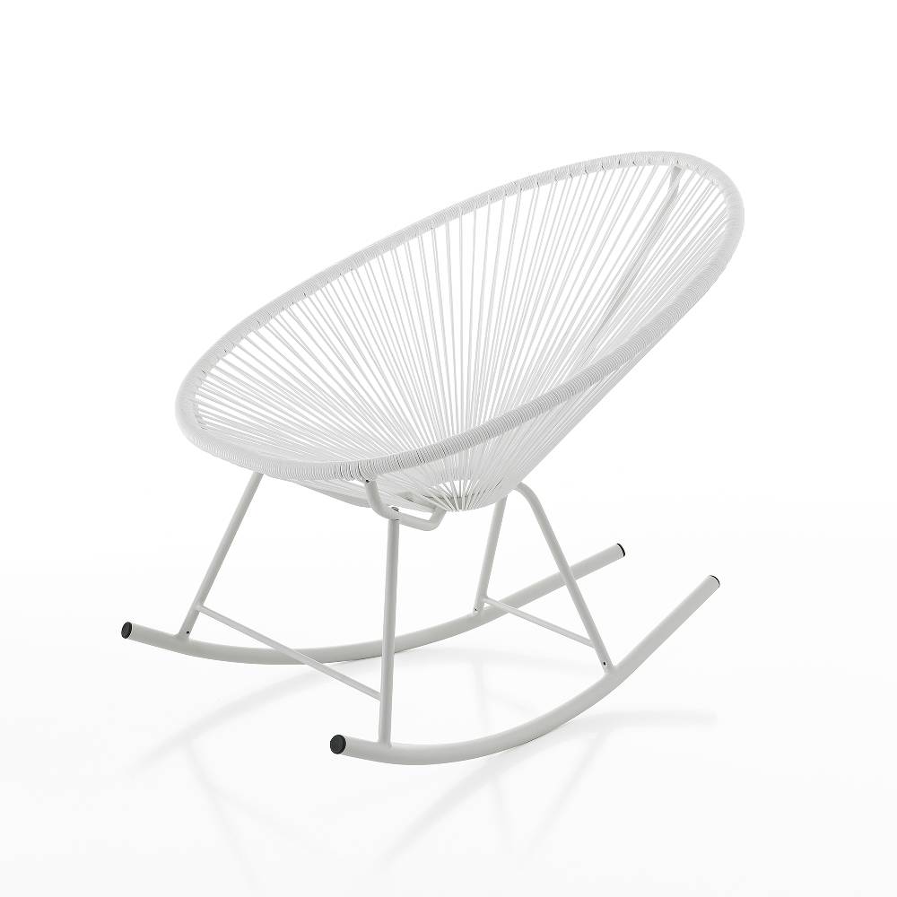 Oresteluchetta Poltrona a dondolo da interno / esterno ARIZONA WHITE
