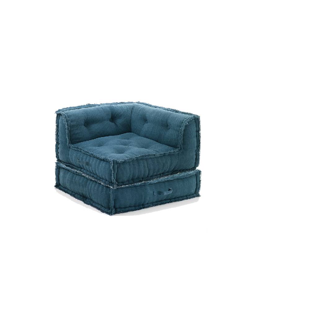 Oresteluchetta Poltrona / Chaise Longue YANTRA WAFFLE BLUE composizione 47