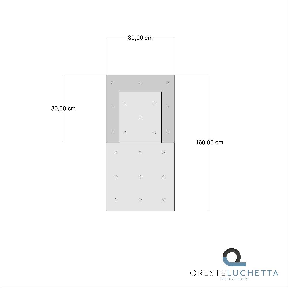 Oresteluchetta Poltrona/Chaise Longue YANTRA WHITE/BLUE PATCH