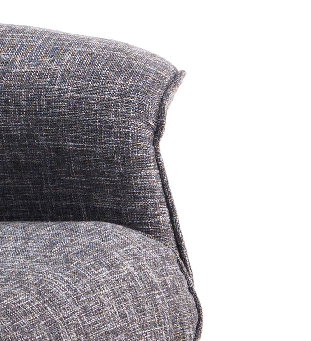 Oresteluchetta Poltrona Comfort Girevole Con Pouf NORY