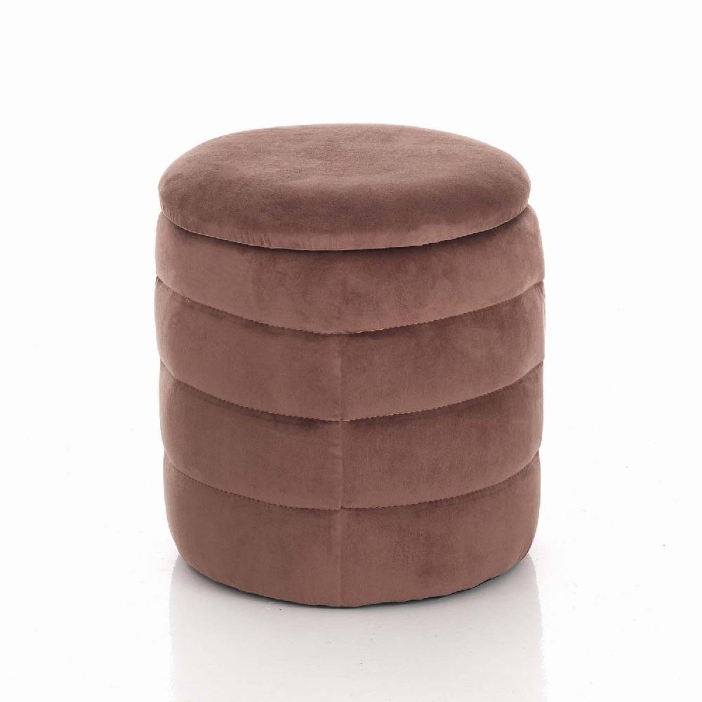 Oresteluchetta Pouf imbottito contenitore BURLEY POWDER PINK