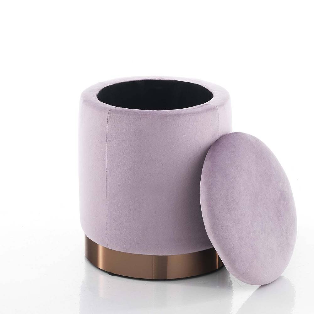Oresteluchetta Pouf Imbottito Contenitore OMAHA PINKY