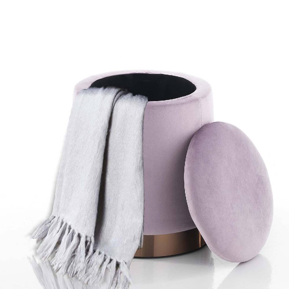 Oresteluchetta Pouf Imbottito Contenitore OMAHA PINKY
