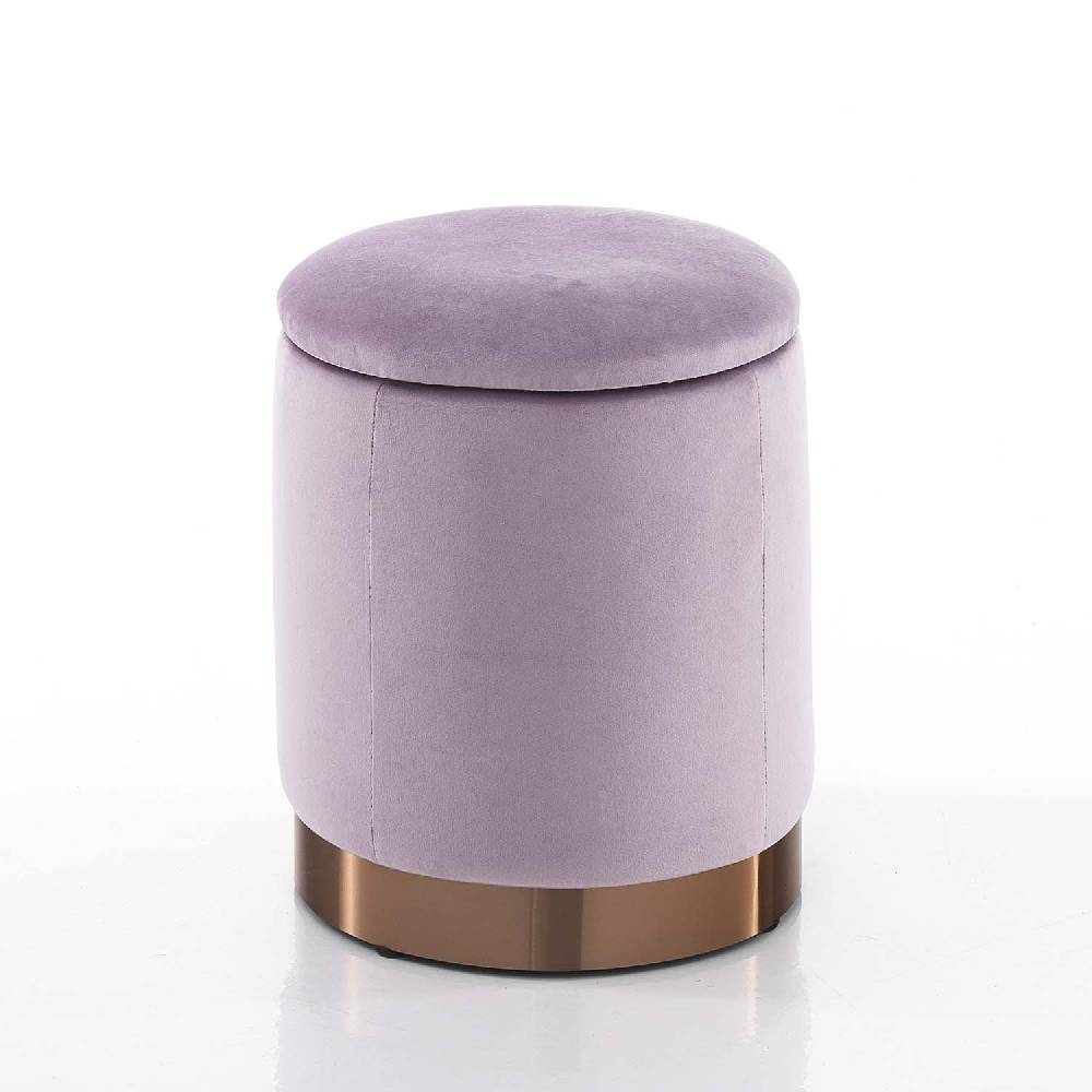 Oresteluchetta Pouf imbottito contenitore OMAHA PINKY