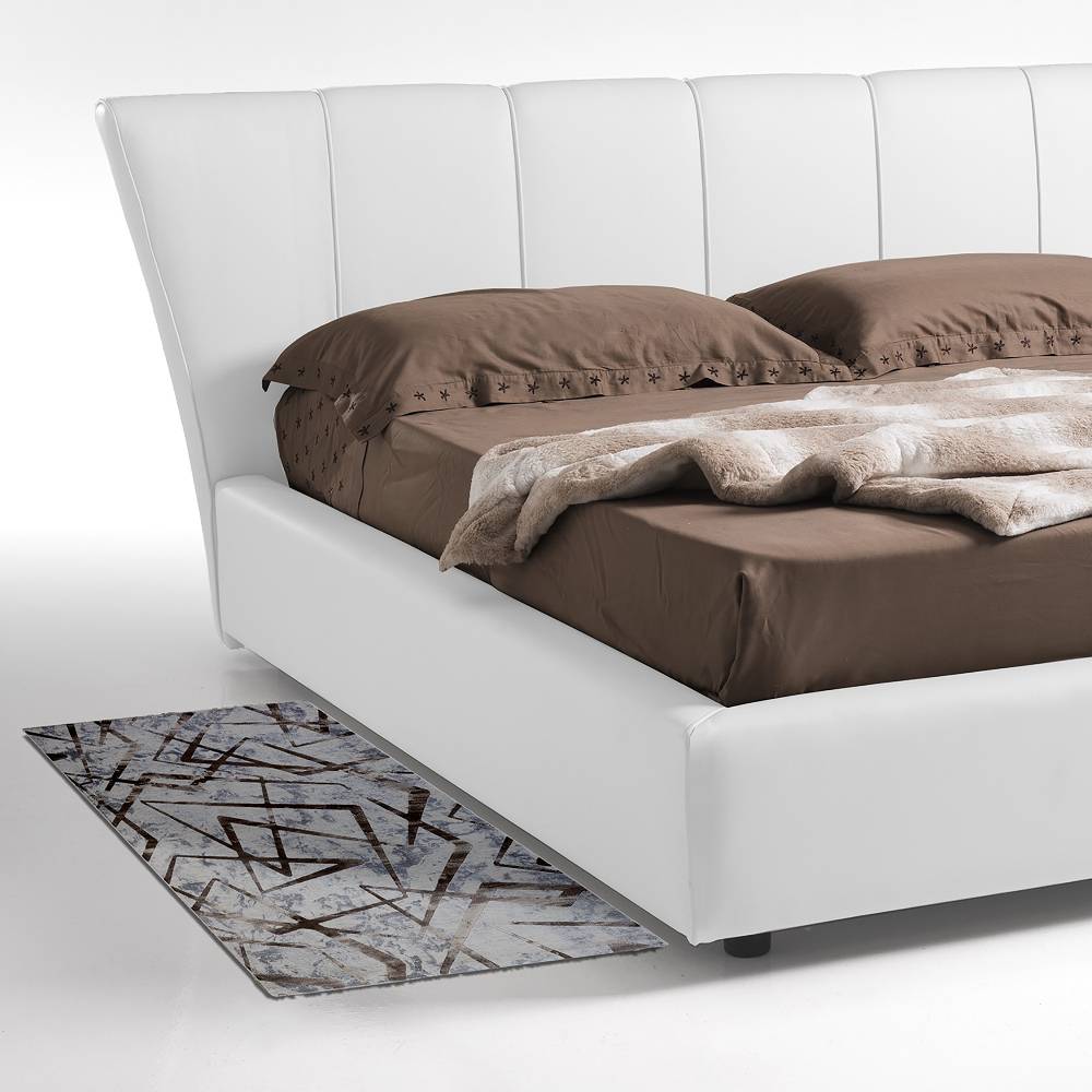 Oresteluchetta TAPPETO BAGNO / SCENDILETTO SERIE HISA BROWN 09