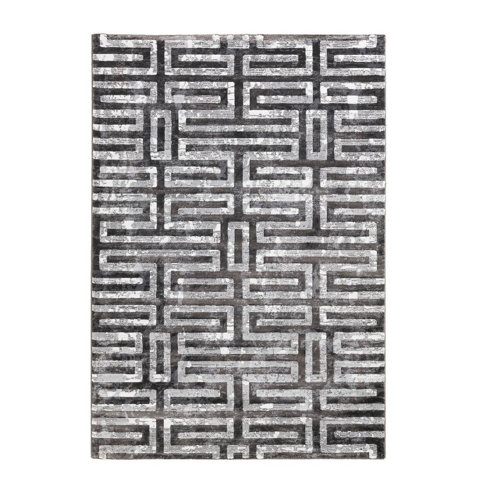 Oresteluchetta TAPPETO BAGNO / SCENDILETTO SERIE HISA GREY 01