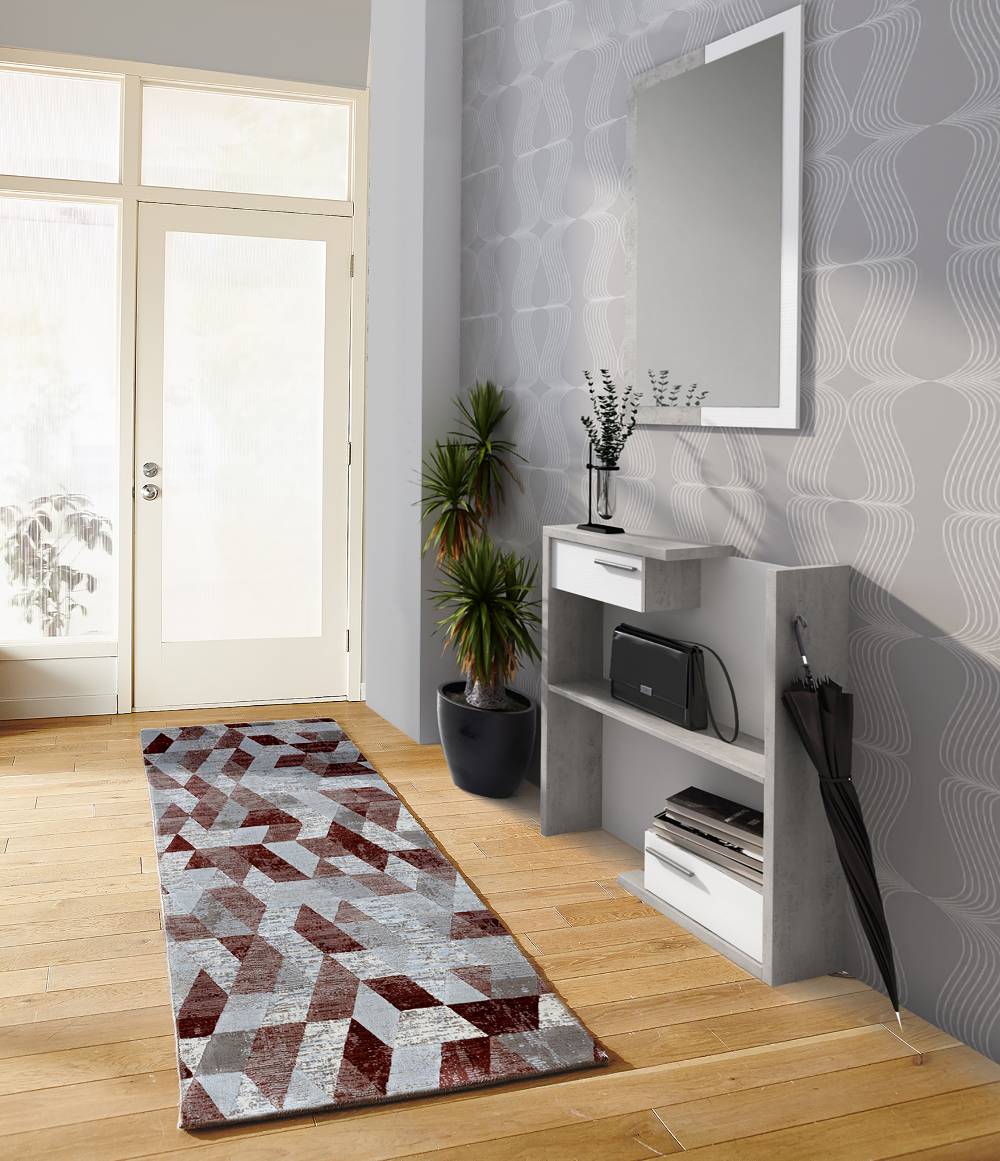 Oresteluchetta TAPPETO CORSIA SERIE HISA TERRACOTTA 02