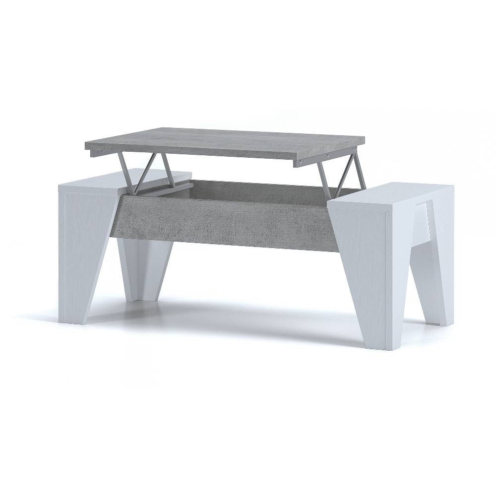 Oresteluchetta Tavolino Contenitore MISSOURI CEMENT