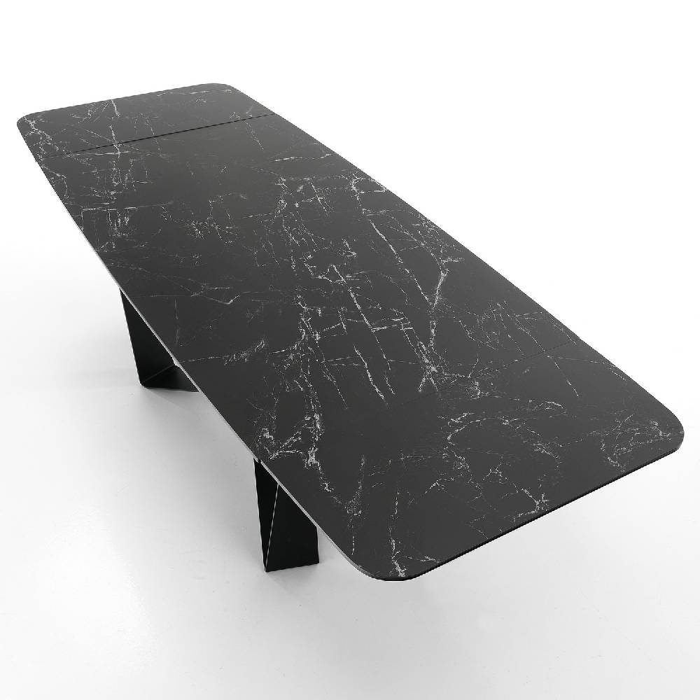 Oresteluchetta Tavolo Allungabile KEMP MATT BLACK MARBLE