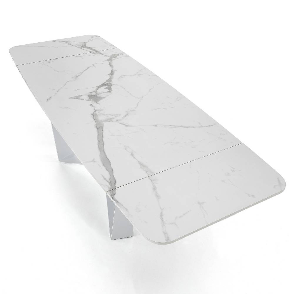 Oresteluchetta Tavolo Allungabile KEMP MATT WHITE MARBLE