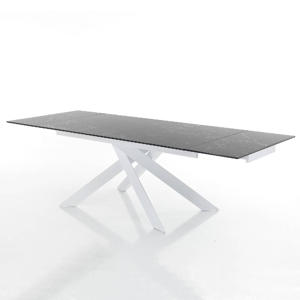 Oresteluchetta Tavolo Allungabile LUNDY MATT BLACK MARBLE