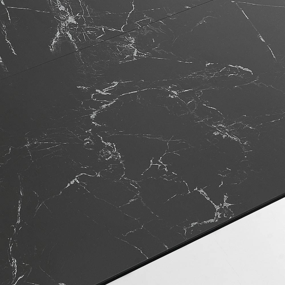 Oresteluchetta Tavolo Allungabile LUNDY MATT BLACK MARBLE
