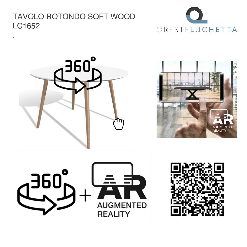 Oresteluchetta Tavolo Rotondo Allungabile SOFT WOOD