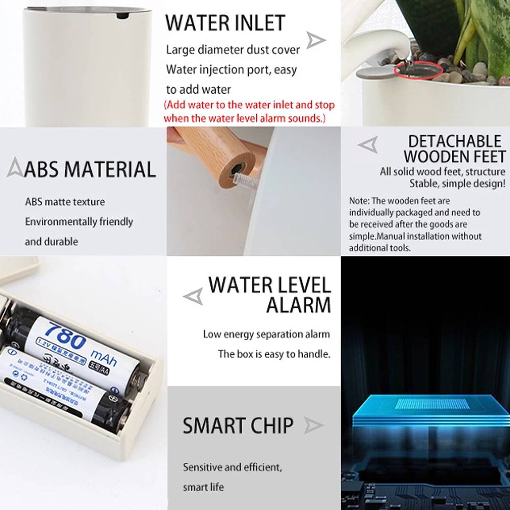 Oresteluchetta Vaso Autoinnaffiante Per Esterno / Interno KIRIN - D