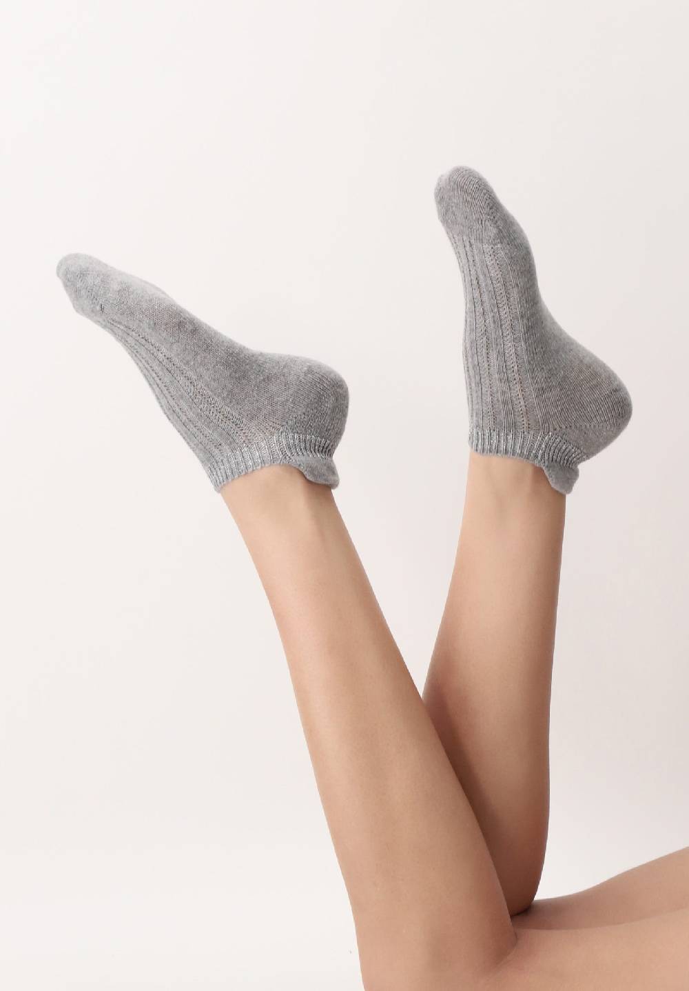 Oroblù Calzino Sneakers In Lana E Cotone Jasmine