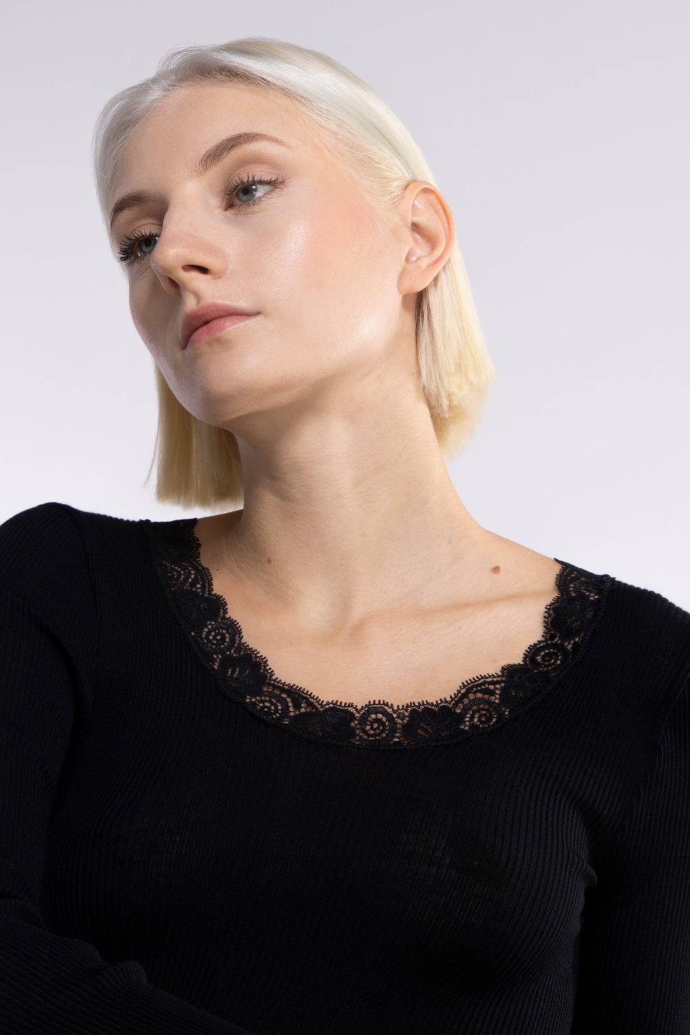 Oscalito Camicia A Maniche Lunghe In Lana E Seta 3416