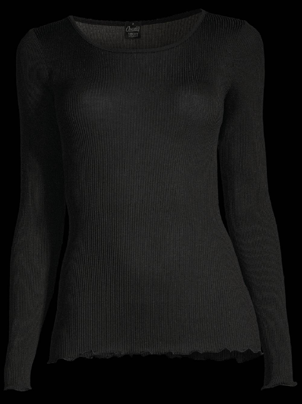 Oscalito Camicia A Maniche Lunghe In Organza Di Seta 9515