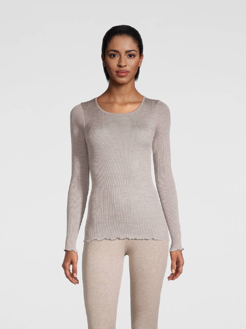 Oscalito Camicia A Maniche Lunghe In Organza Di Seta 9515