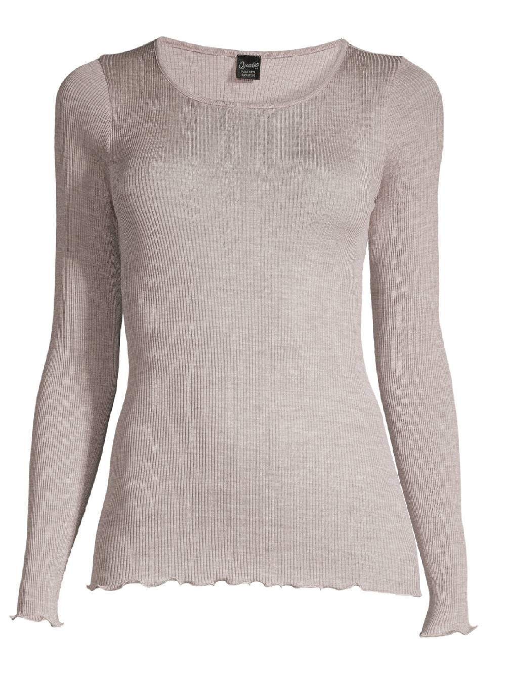 Oscalito Camicia a maniche lunghe in organza di seta 9515