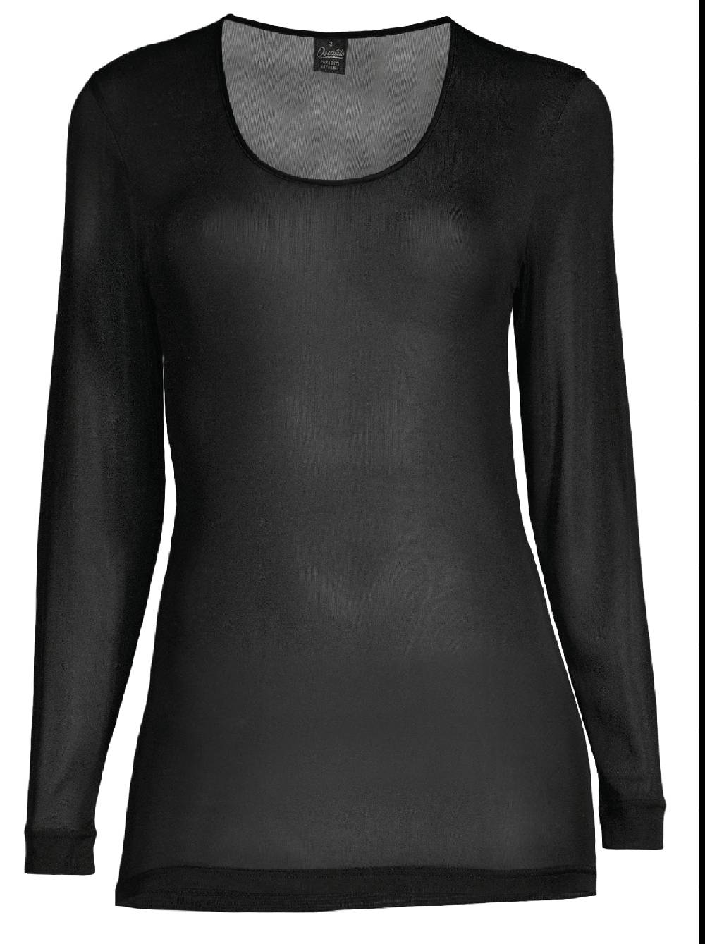 Oscalito Camicia A Maniche Lunghe In Pura Seta 4486