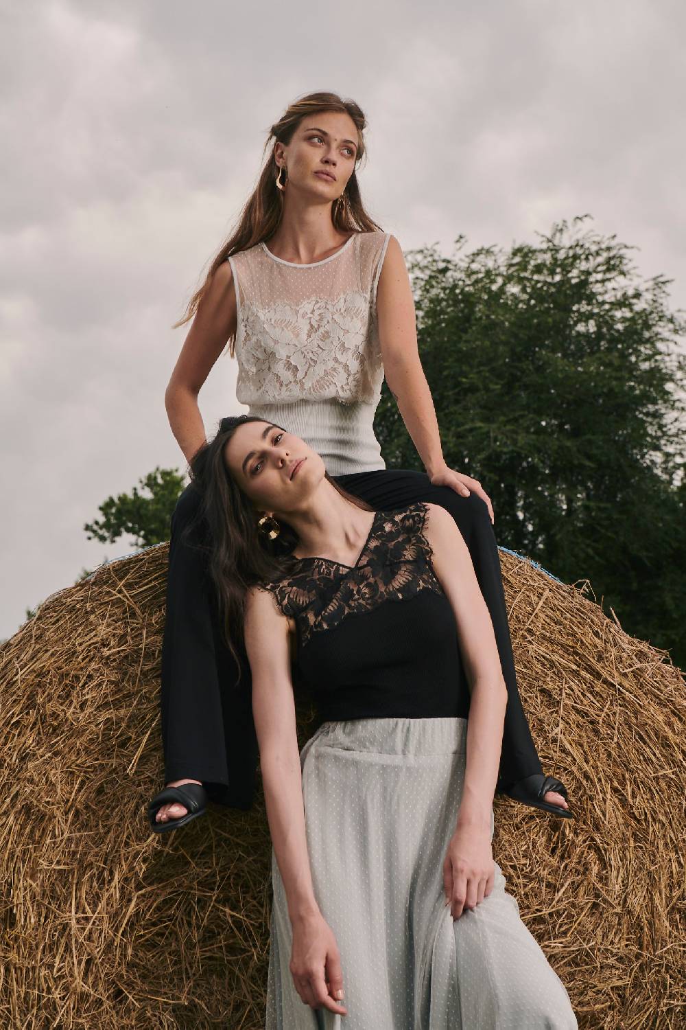 Oscalito Camicia Smanicata Romance In Plumetis 6536