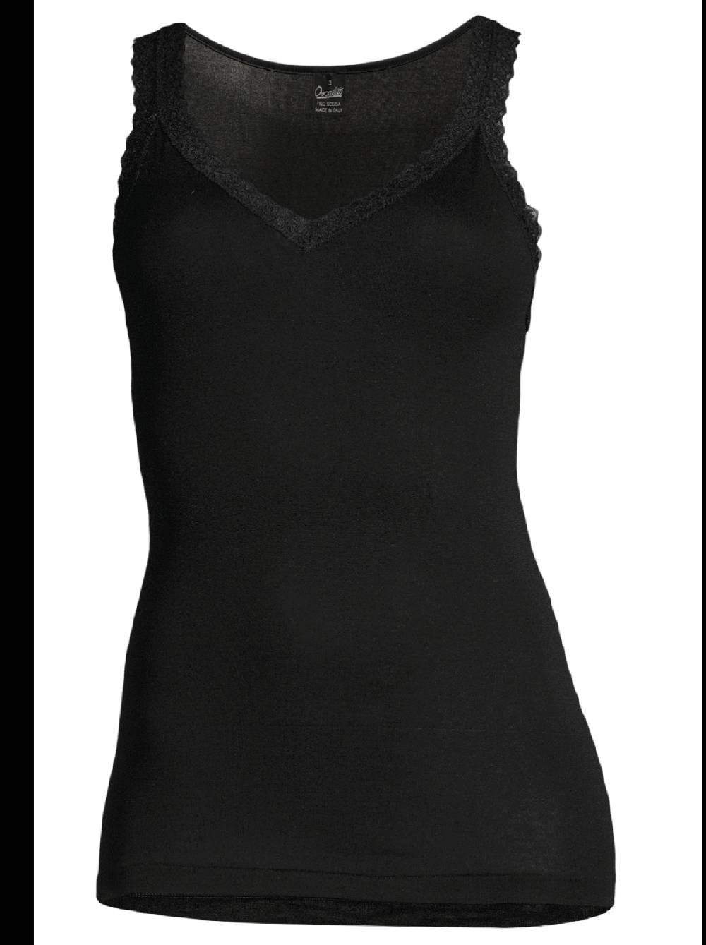 Oscalito Canotta Filoscozia® Con Pizzo Leavers 314