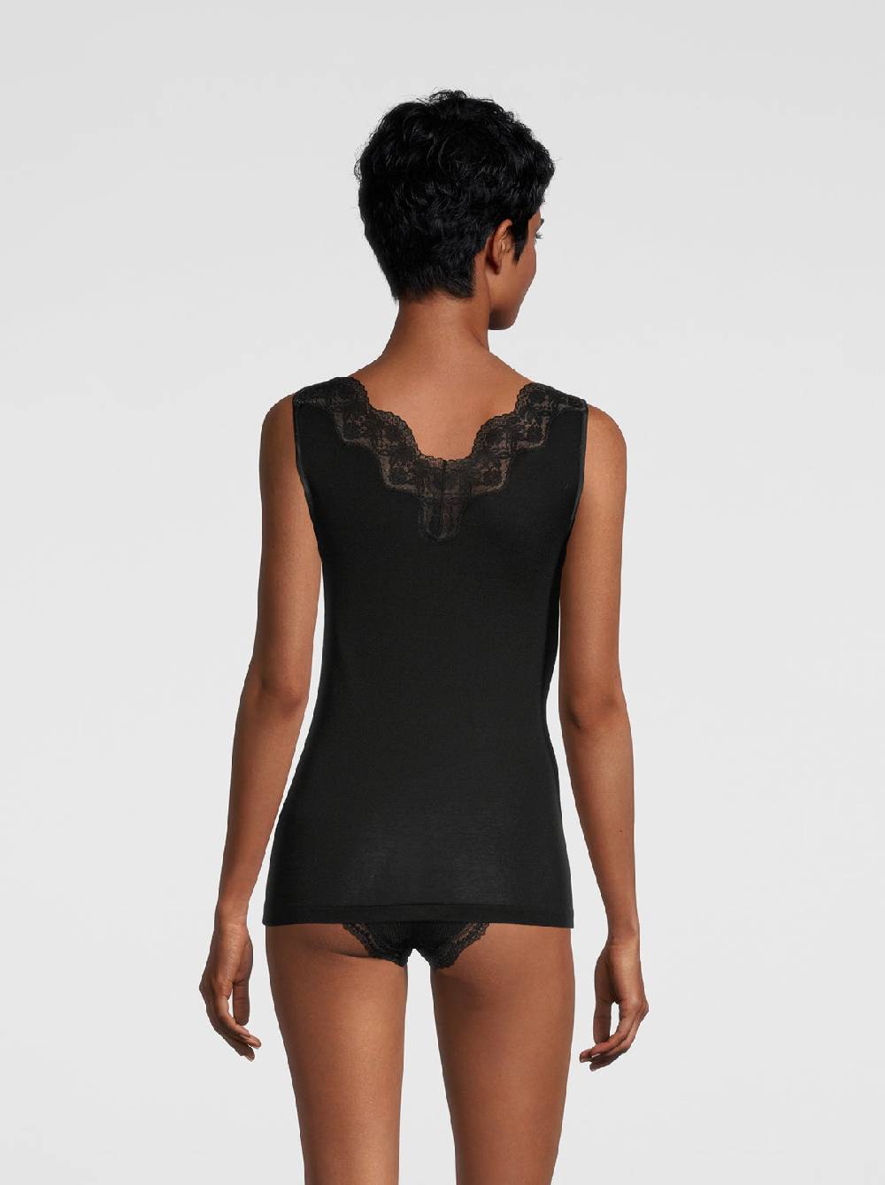 Oscalito Canotta Filoscozia® Con Pizzo Leavers 7002