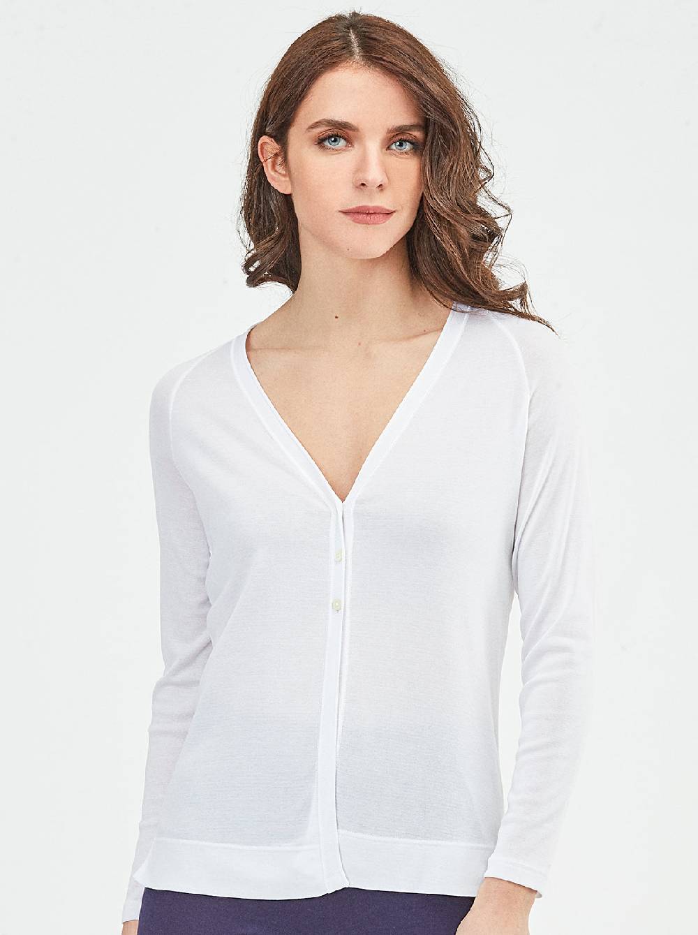 Oscalito Cardigan a maniche lunghe in Filoscozia® 3183