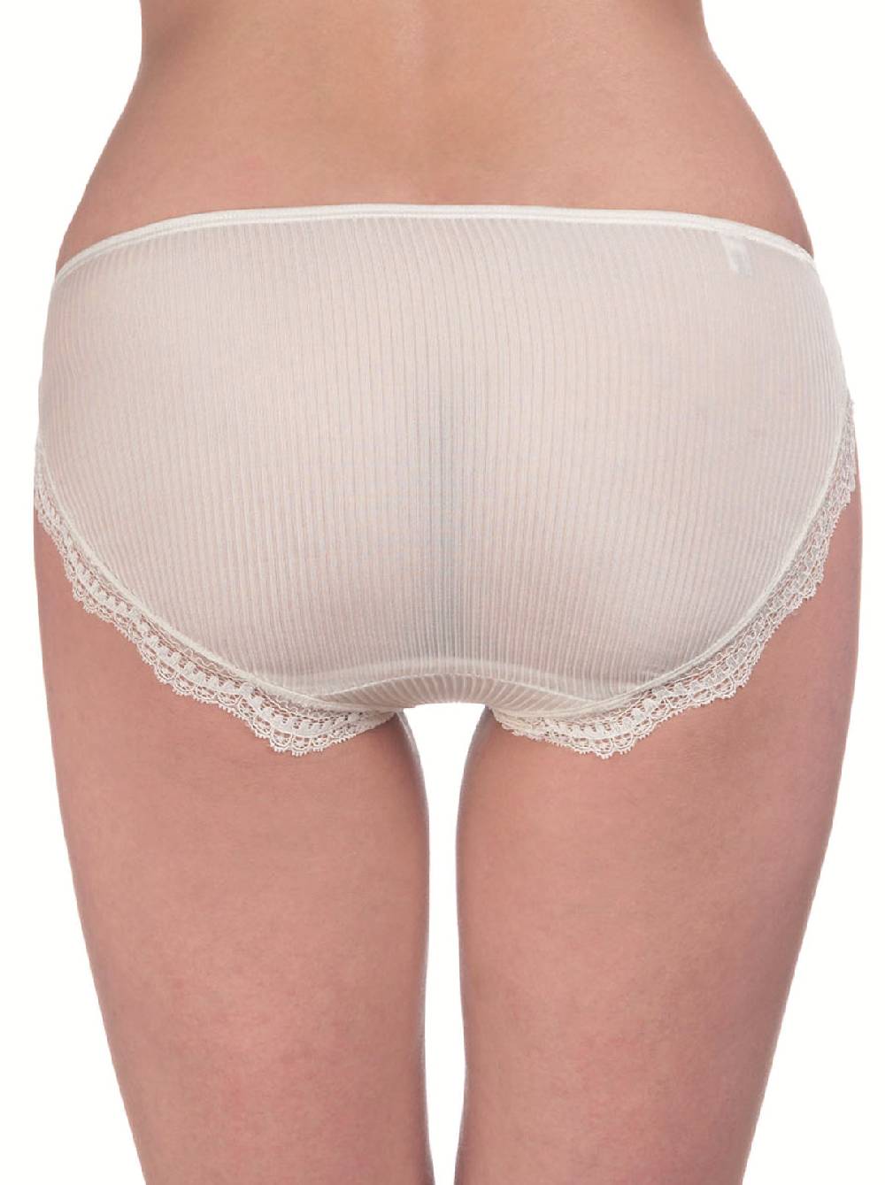 Oscalito Dentelle De Calais® Mini Slip A Vita Bassa In Seta 9471