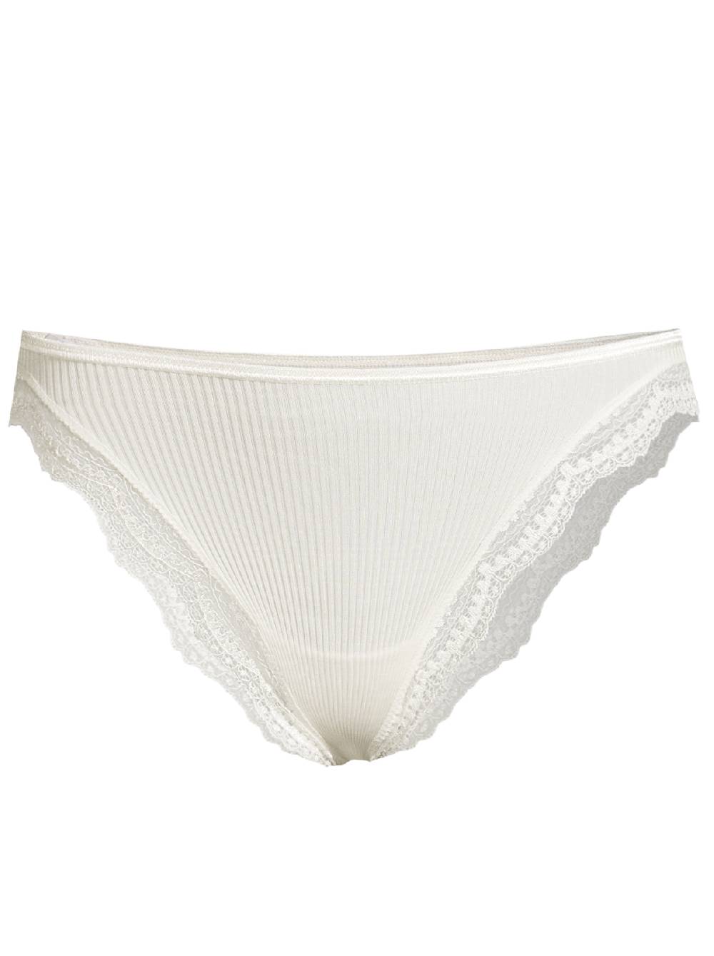 Oscalito Dentelle de Calais® Mini slip a vita bassa in seta 9471