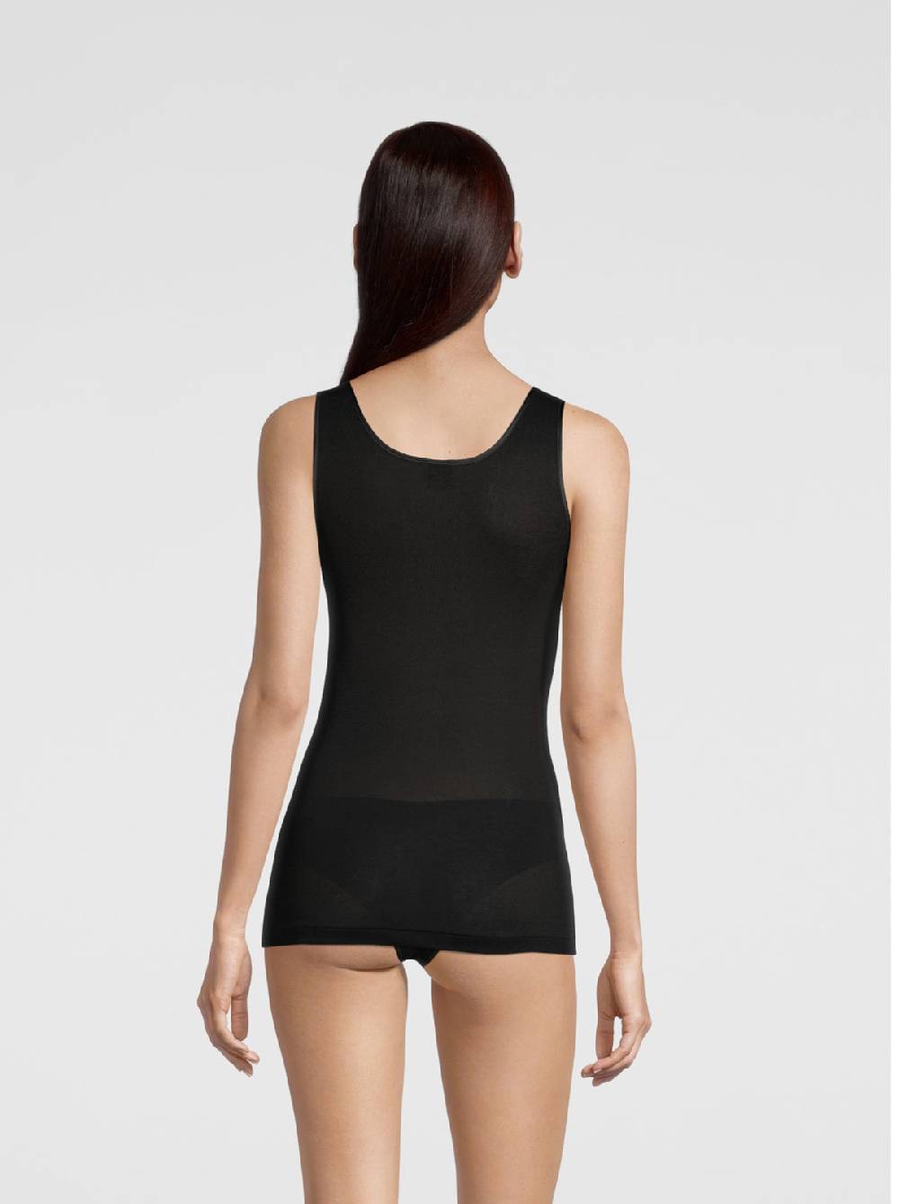 Oscalito Filoscozia Canotta Scollo A V Passamaneria Raso 542