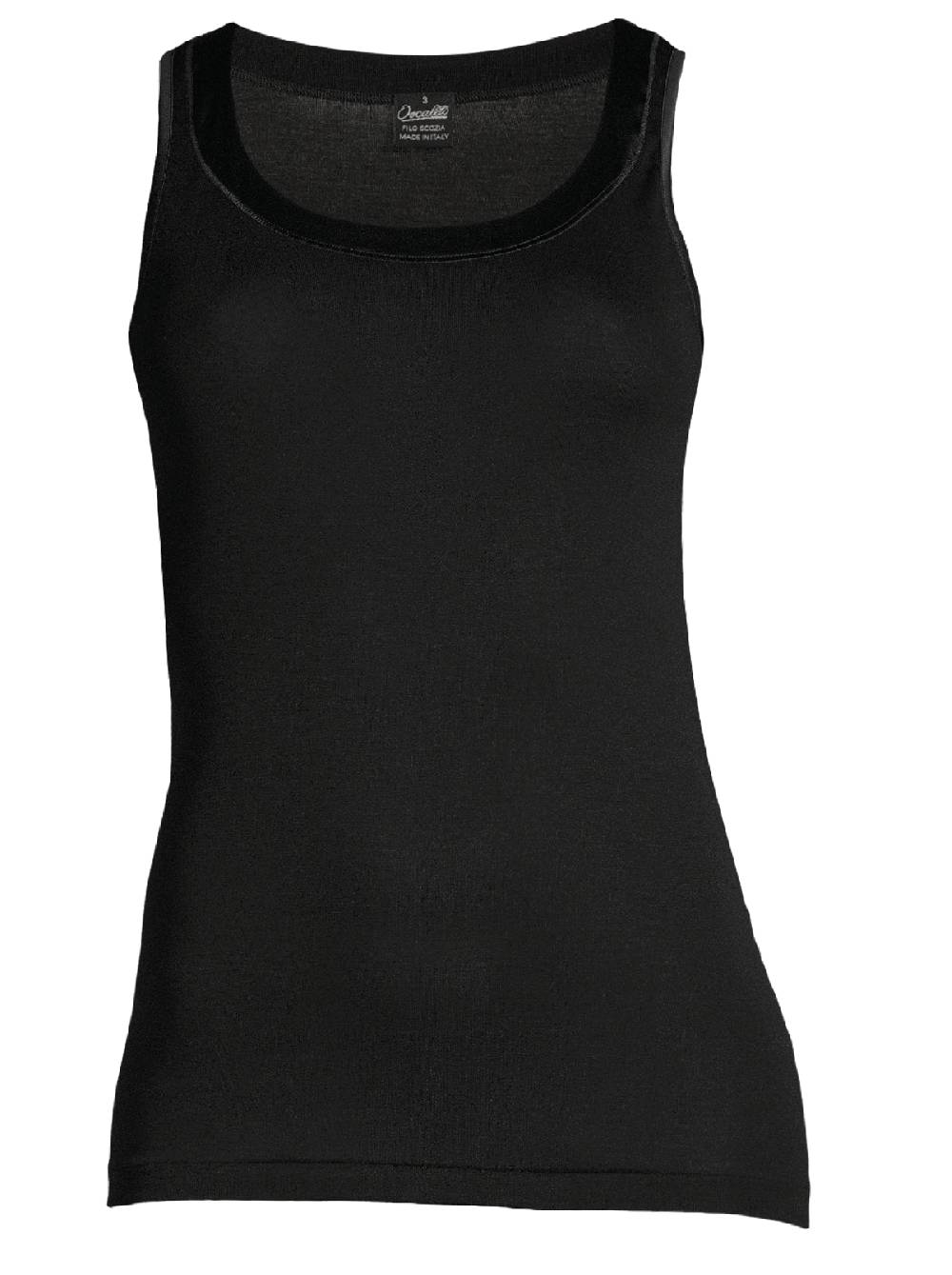 Oscalito Filoscozia® Canotta con bordo in raso 16122