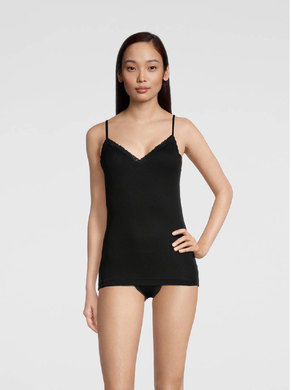 Oscalito Filoscozia Top Canotta Con Pizzo Leavers 312