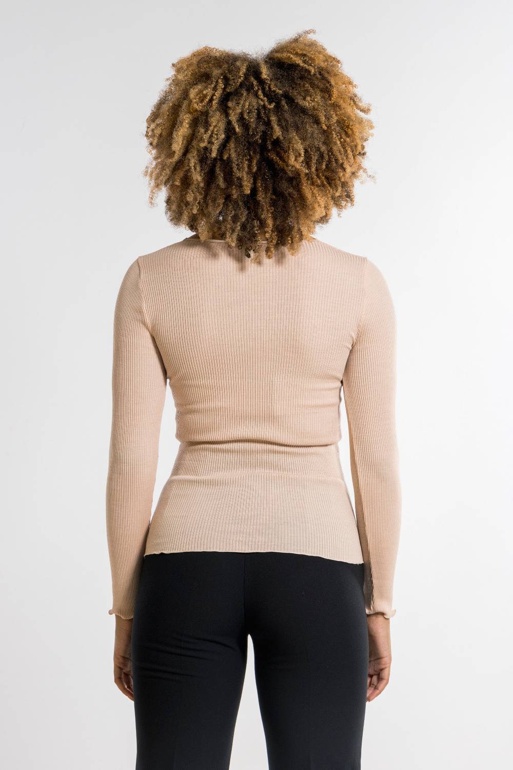 Oscalito Maglia A Maniche Lunghe Donna Lana E Seta 6839