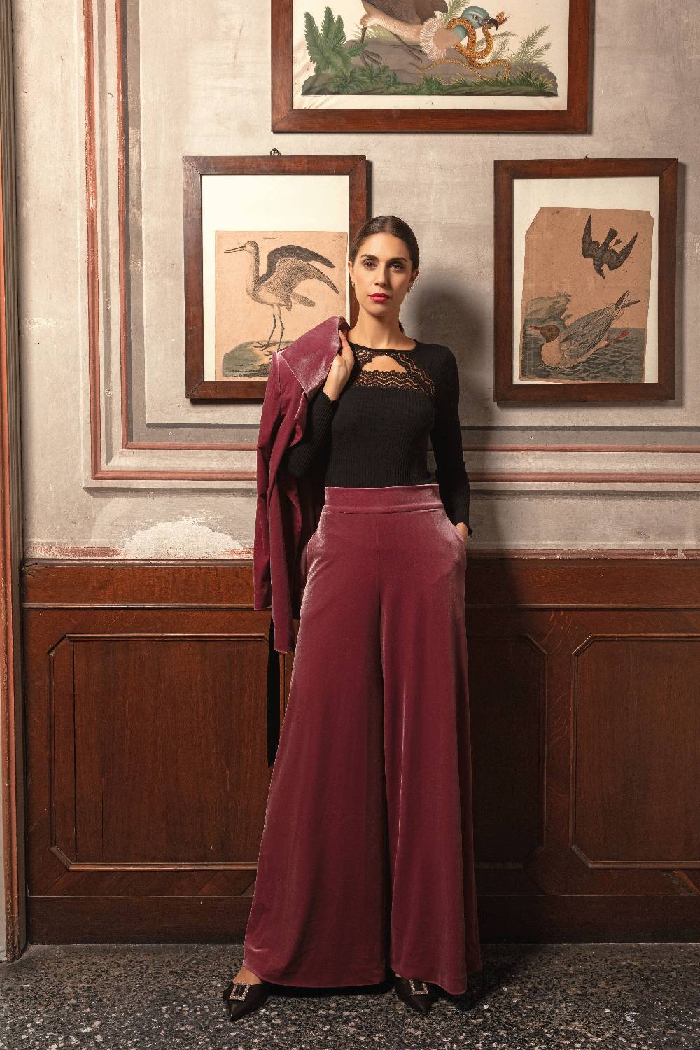 Oscalito Maglia A Maniche Lunghe Donna Lana E Seta 6844