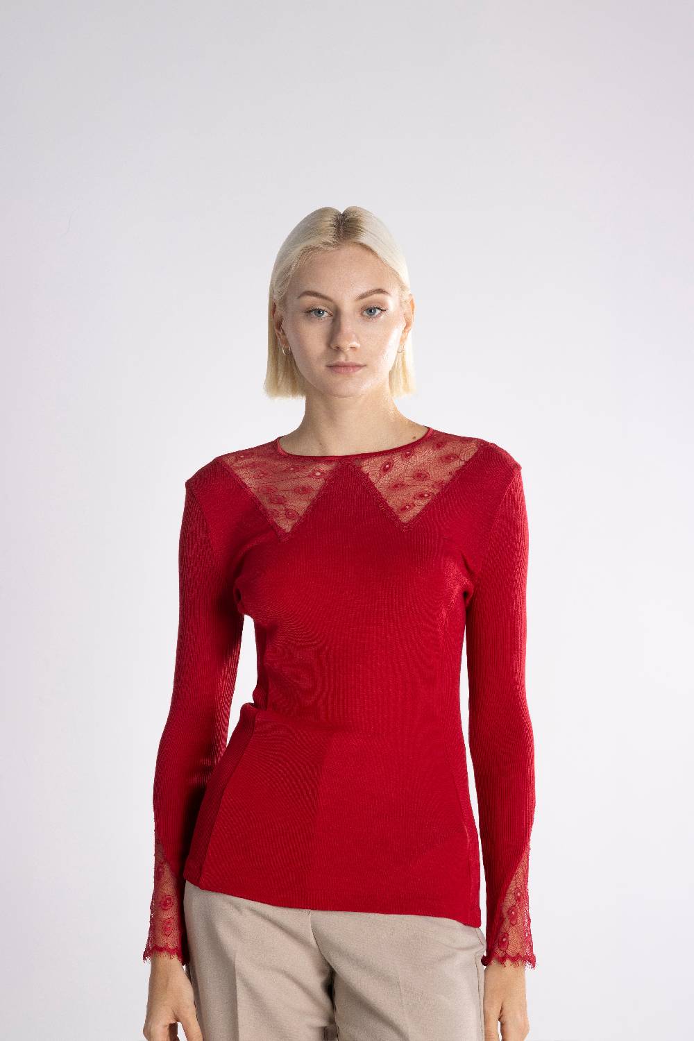 Oscalito Maglia A Maniche Lunghe Donna70% Lana , 30% Seta 6856