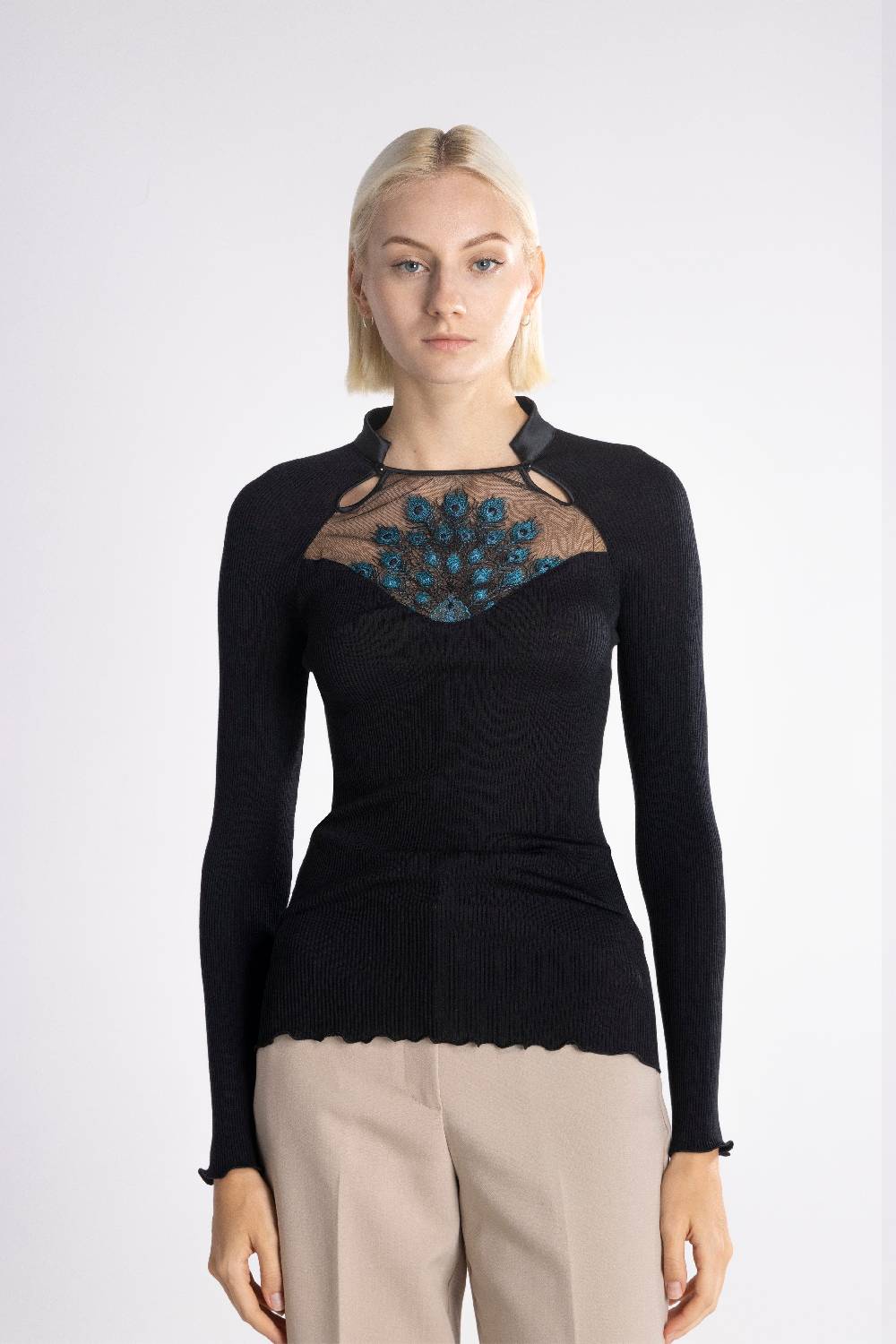 Oscalito Maglia A Maniche Lunghe Donna70% Lana , 30% Seta 6871