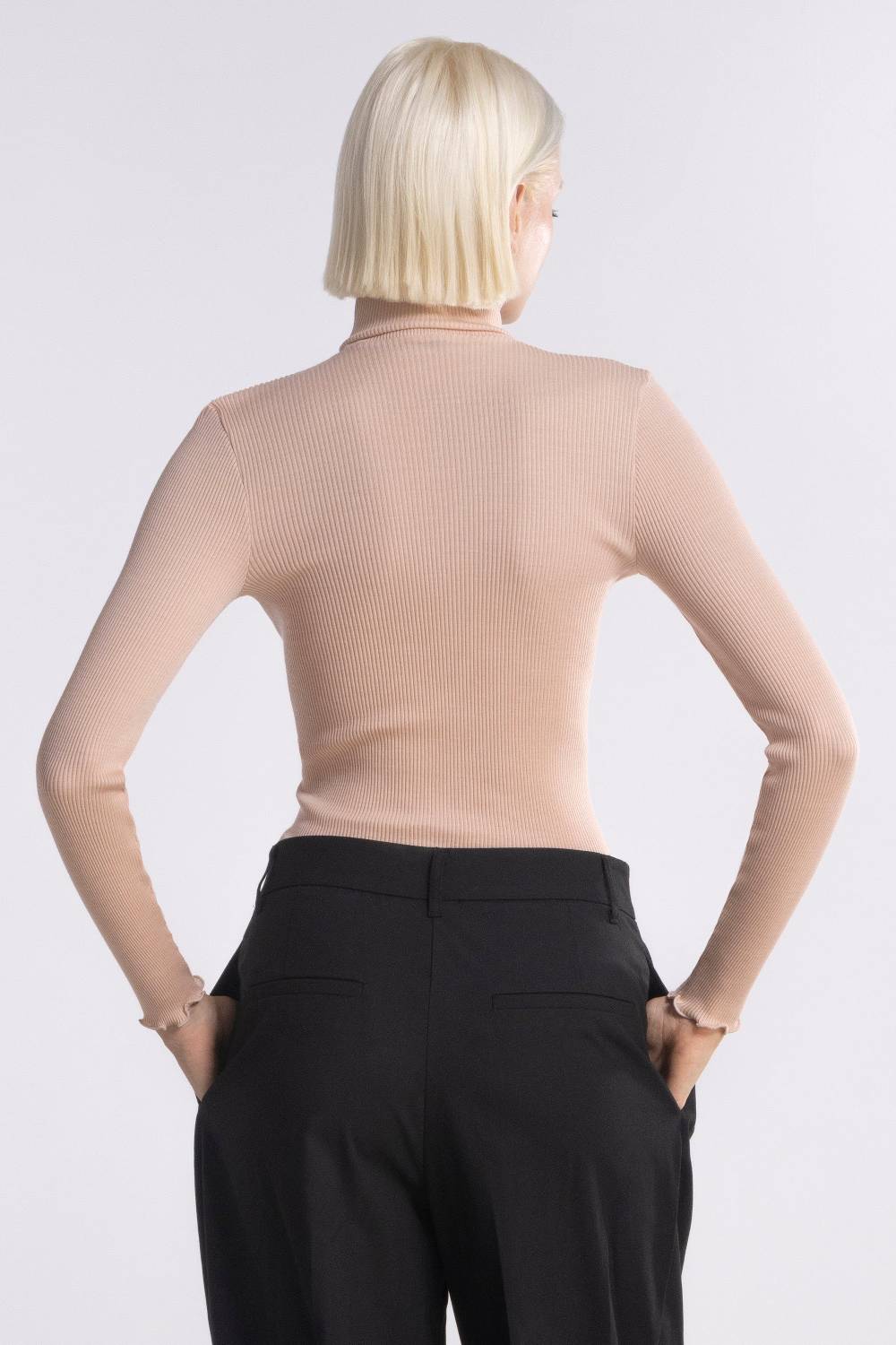 Oscalito Maglia Dolcevita A Maniche Lunghe In Lana E Seta 3438