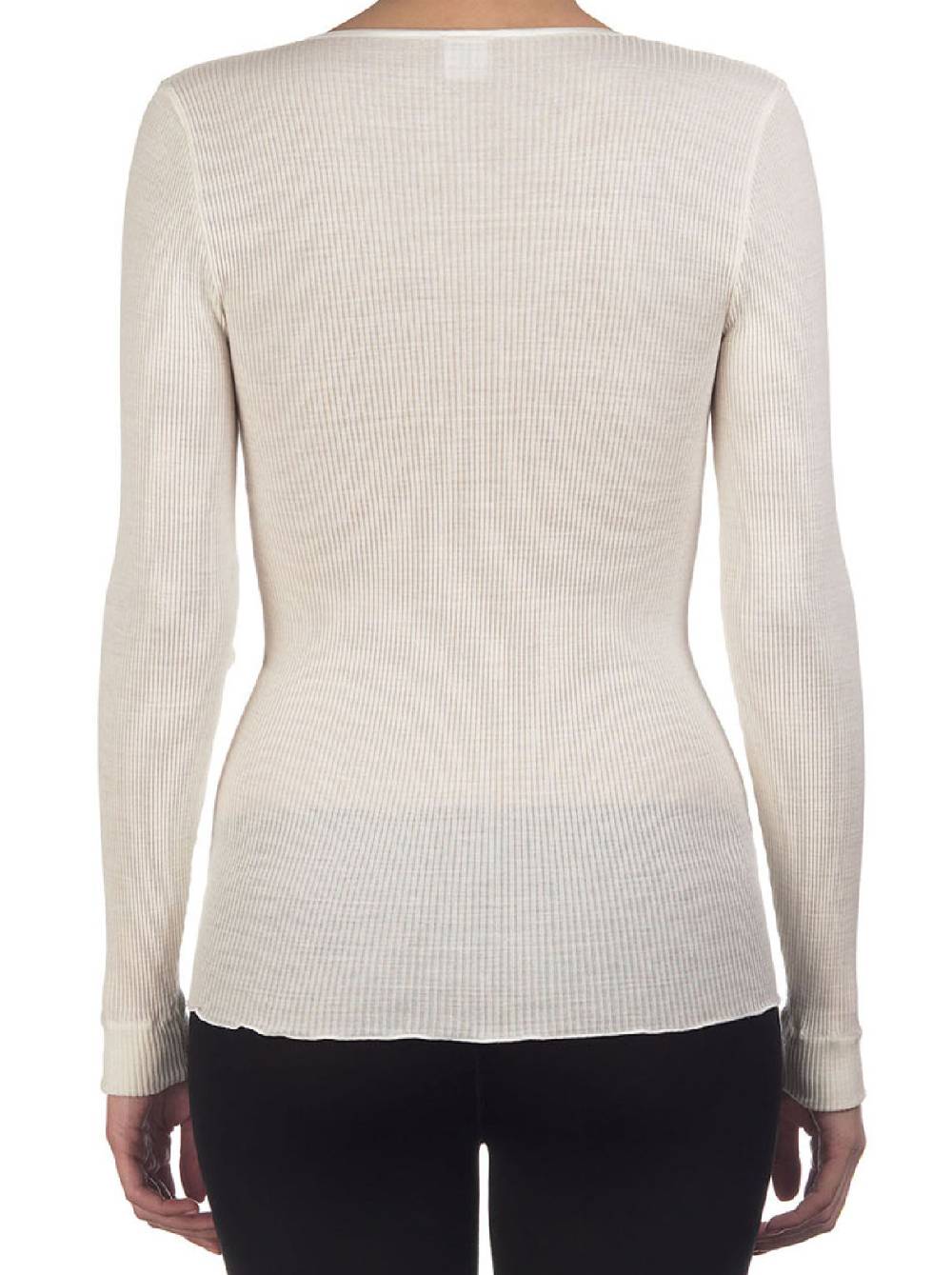 Oscalito Maglia Girocollo Maniche Lunghe In Lana E Seta 3426