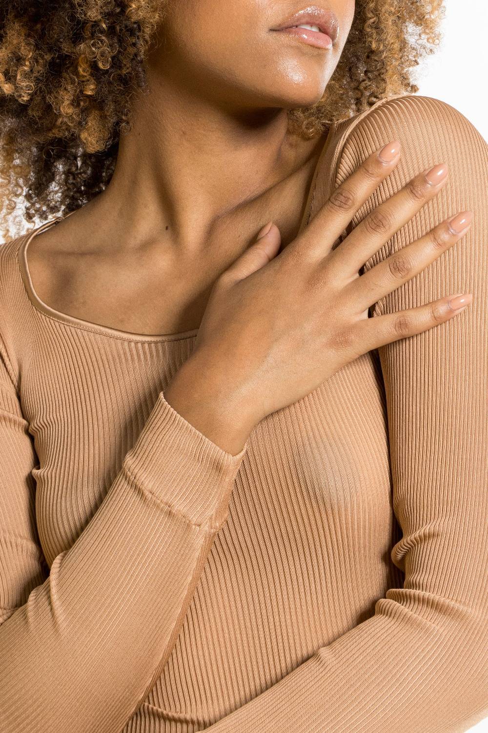 Oscalito Maglia Manica Lunga Donna Seta In Organza Di Pura Seta Con Passamaneria In Raso 9456