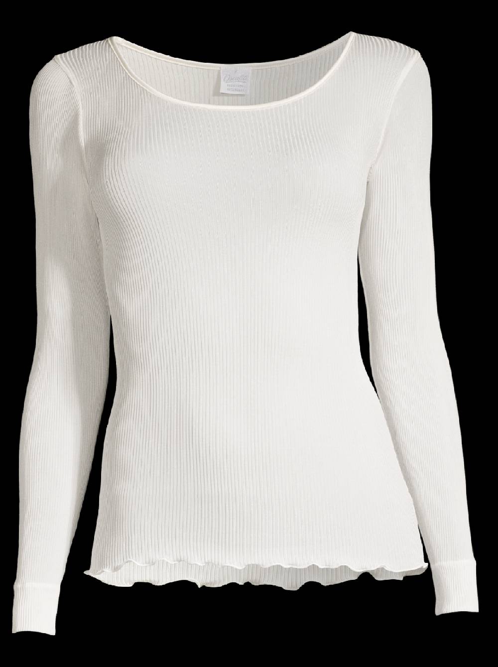 Oscalito Maglia manica lunga Donna Seta in organza di pura seta con passamaneria in raso 9456