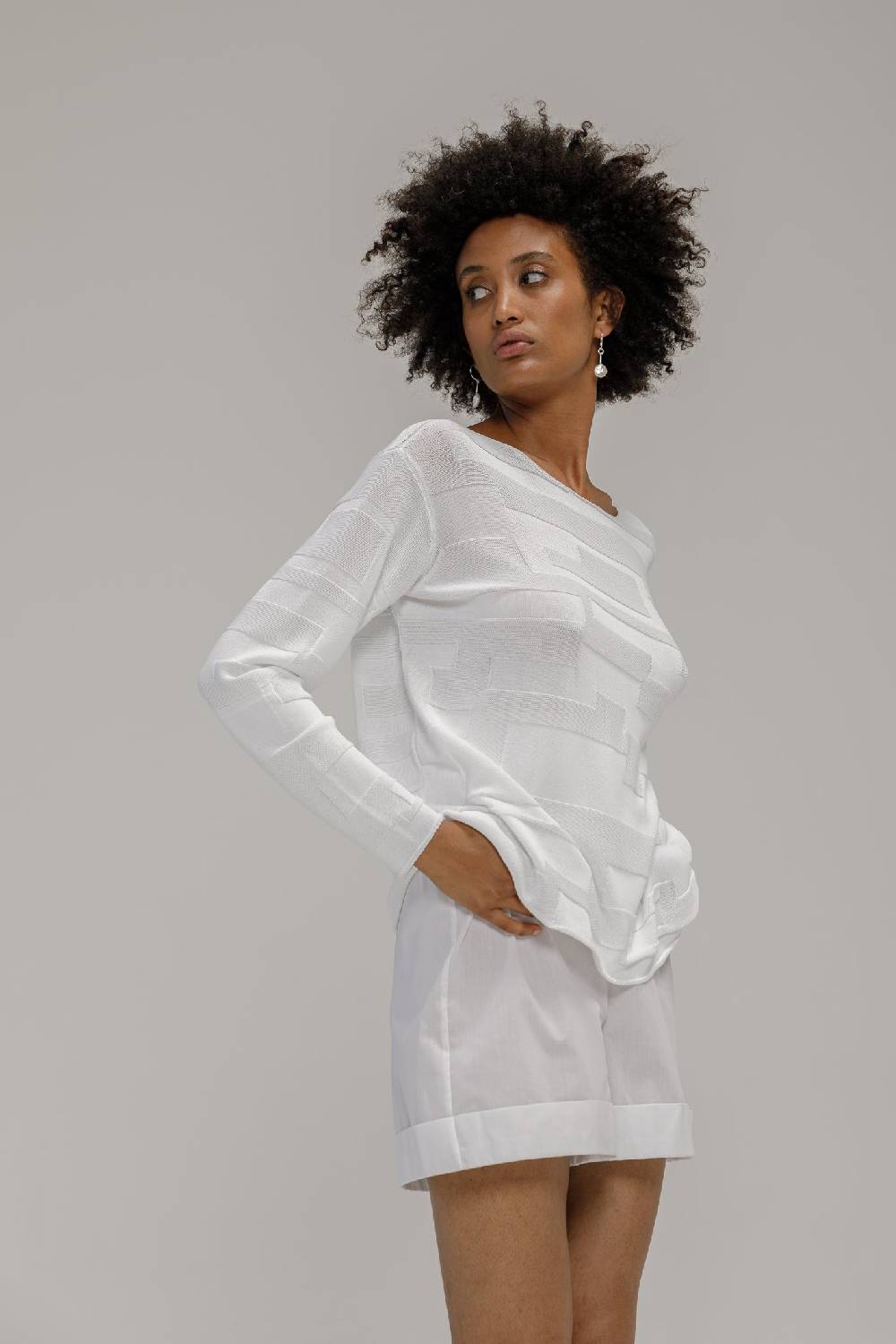 Oscalito Maglia Manica Lunga Donna70% Viscosa, 30% Cotone 6803