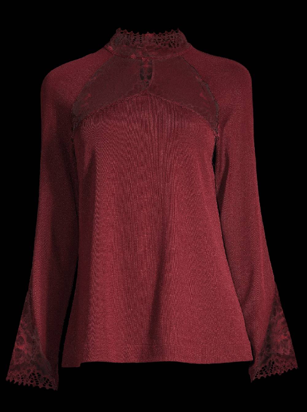 Oscalito Manica lunga in Lana e Seta con Pizzo Leavers 6468