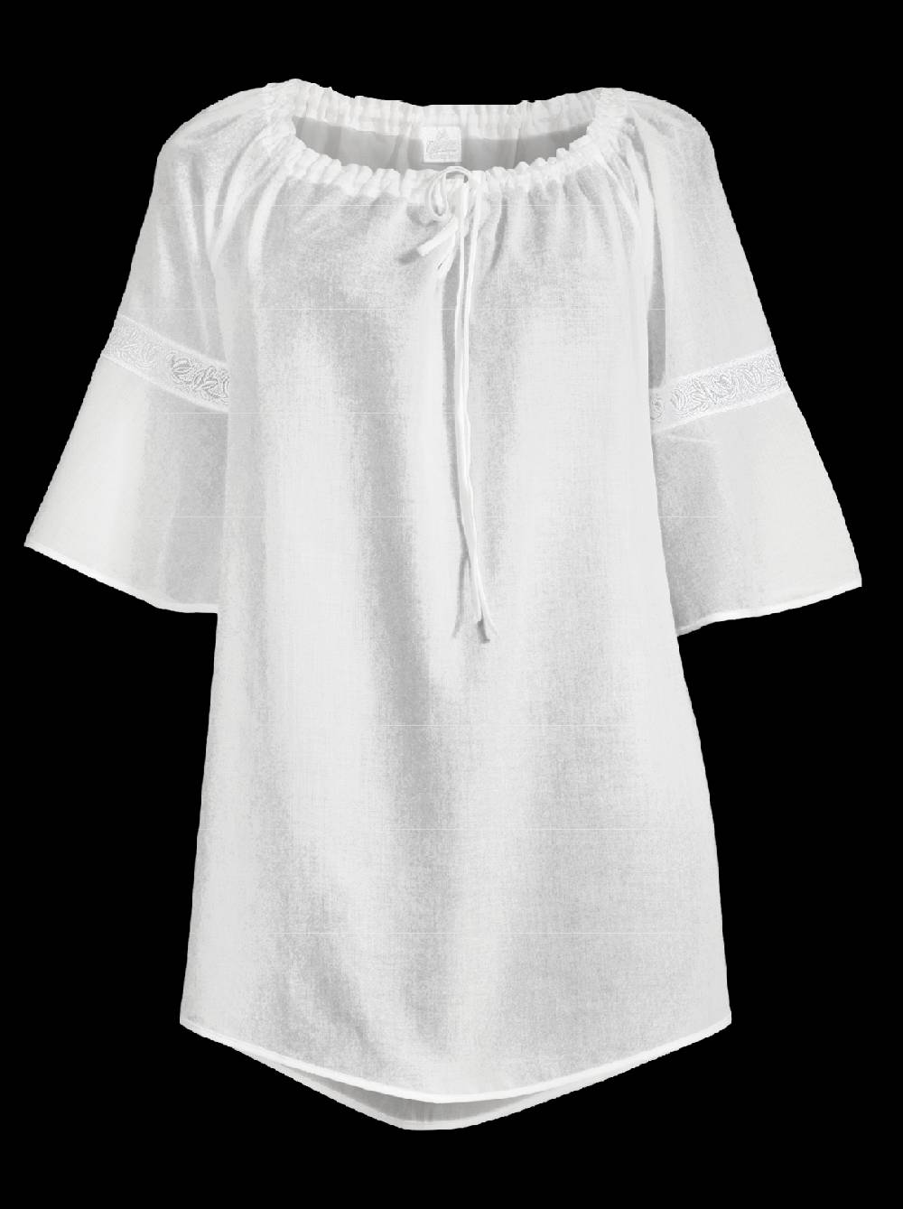 Oscalito Mini abito maniche lunghe in Voile Cotone 6566