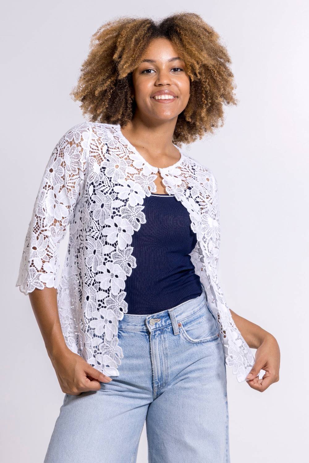 Oscalito 3/4 Manica Lunga Donna 100% Cotone 5754