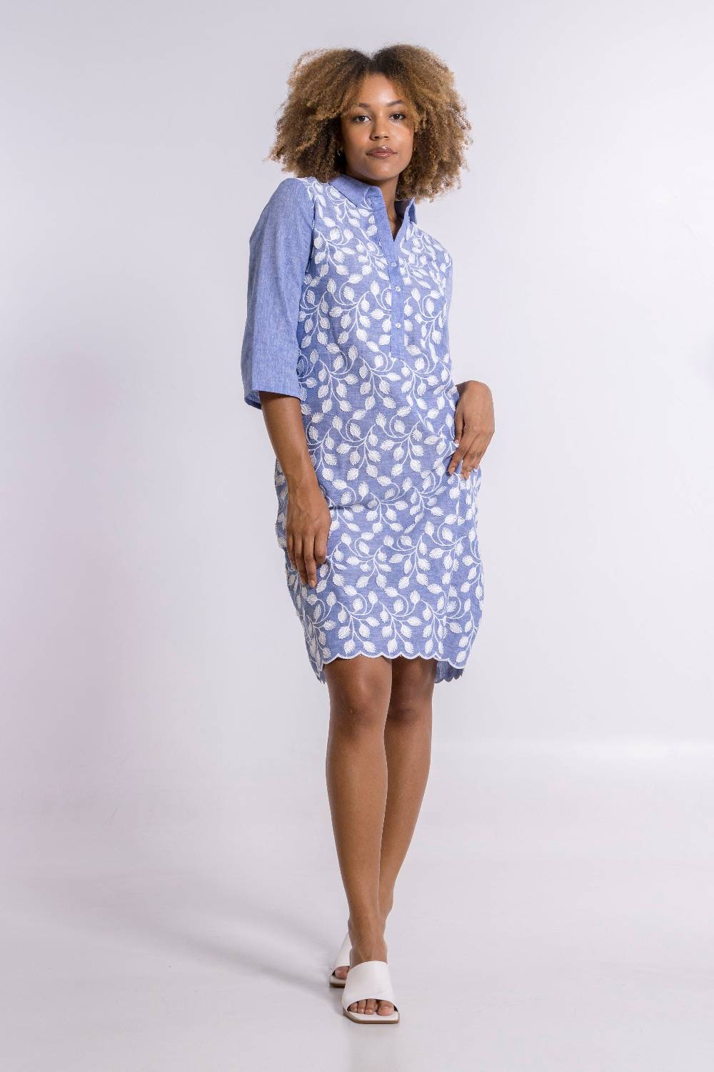 Oscalito Abito Donna50% COTONE 50% LINO 5714M